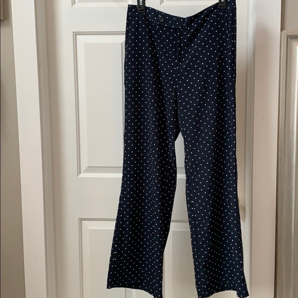 Banana Republic Silk Wide Leg Dress Pant
